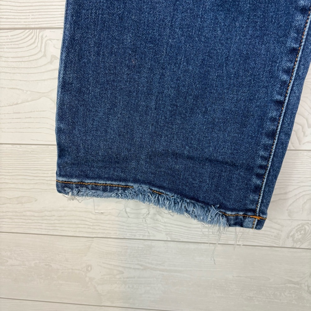 Judy Blue Distressed Dad Jeans Size 9/29 Dark Wash - Picture 4 of 11